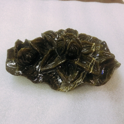 Quà tặng hoa sen cắm bút ngọc serpentine độc đáo cũng có thể dùng cho cắm nến